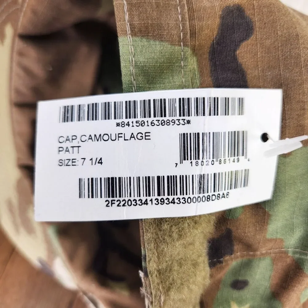 US Army OCP Patrol Cap 7 1/4 Scorpion W2 Camo Military Uniform SPE1C1-14-D-1052